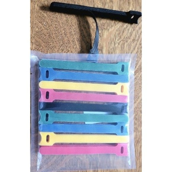 Reusable Fastening Cable Ties | 6 in | Cable Management Ties | 100 pcs - Picture 1 of 2